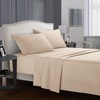 NHNHN Luxury 4 Pcs Bed Sheet Set Super Soft Brushed