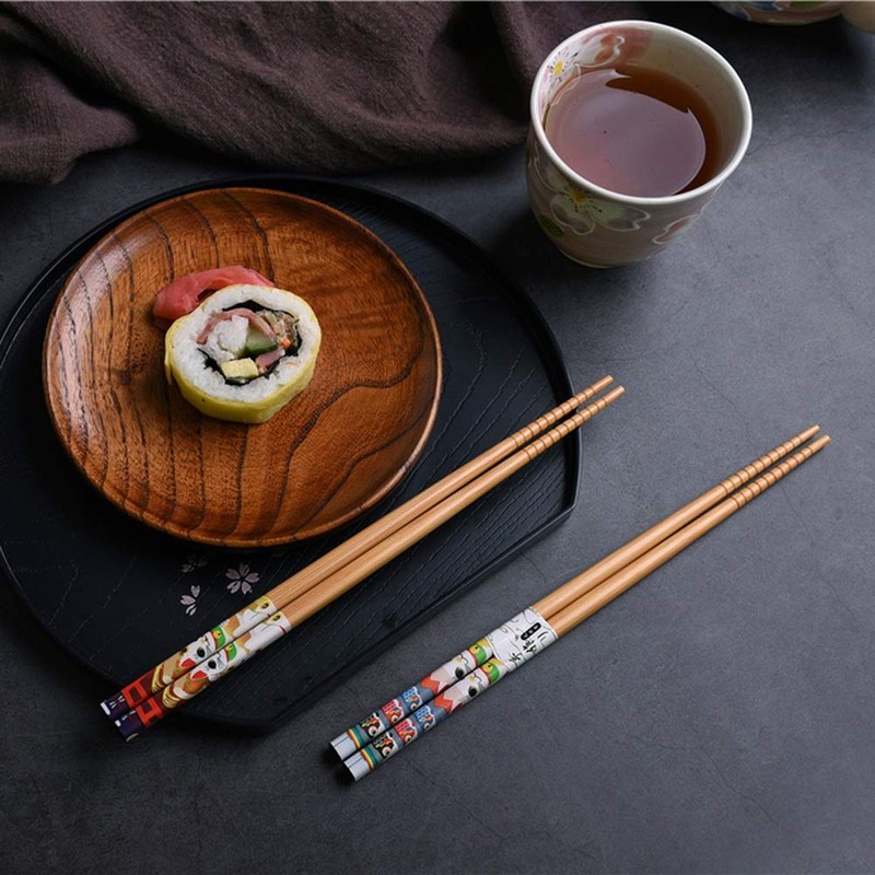 Chopsticks, 5 Pairs Chopsticks, Japanese Chopsticks, Sushi Sticks, Bamboo Chopsticks,