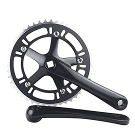 SENQI 46T*170mm Single Speed Fixed Gear Road Bike Crankset Fixie Cycling Track Crankset Cranks CNC