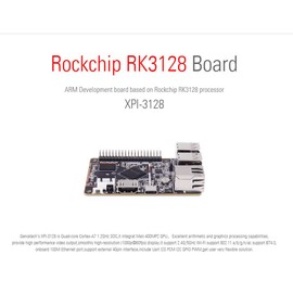 Geniatech XPI-3128 Single Board Computer, Embedded Computer Module, Development Board, Rockchip RK3128 Quad Core Cortex-A7 8GB WiFi, Card-sized High Performance Board