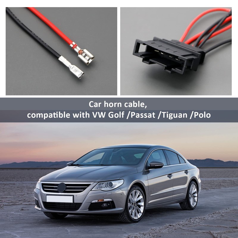 eMagTech 4Pcs Loudspeaker Adapter Plug Cable Compatible with Seat Altea,