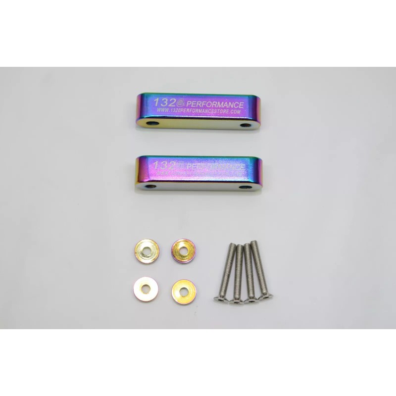 1320 Performance Aluminum 1 inch hood spacer civic integra delsol