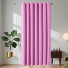 Joydeco Cortinas Opacas, 1 Unidad, Cortina para Puerta, Cortina con Ojales, térmica, protección contra el frío, protección contra el Calor,
