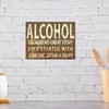 SHAWPRINT RETRO METAL TIN BAR SIGN SHABBY CHIC ALCOHOL FUNNY