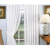 Today's Curtain, Hellina Tapework Panel Pair 84", White, 4-Piece-Set, 80"