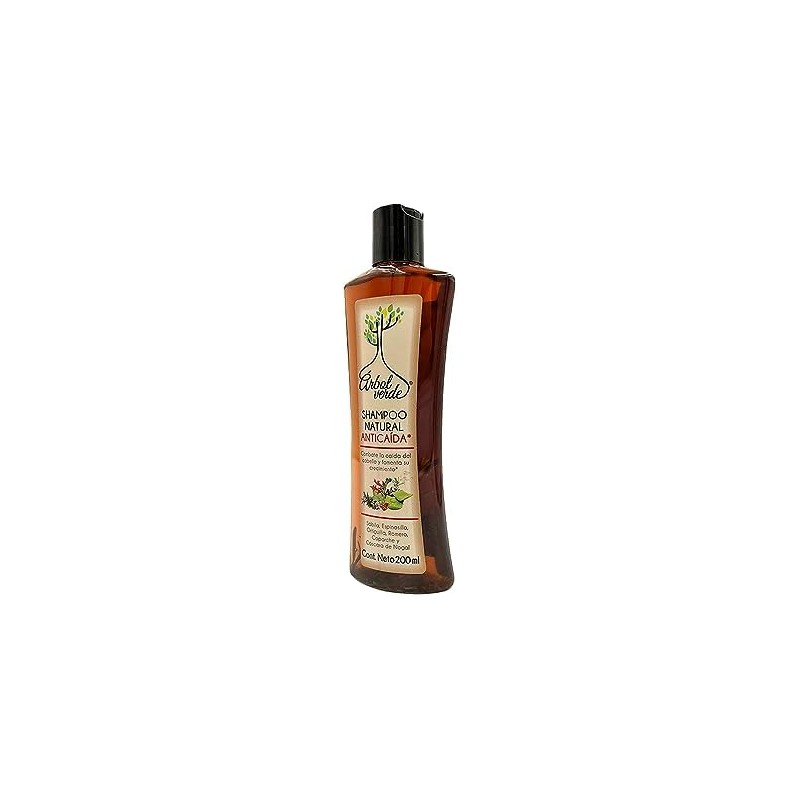Arbol Verde Shampoo Natural Anticáida con sábila y espinosilla 200