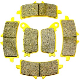 Master Chen Front Rear Brake Pads for Suzuki GSXR 600 L 750 L (2011-2021) GSXR 1000 R L2-L6 ABS (Brembo Caliper) 2012 2013 2014 2015 2016 2017 2018 2019 2020 2021 - GSX 1000 Katana 19-21 FA447 FA436 8