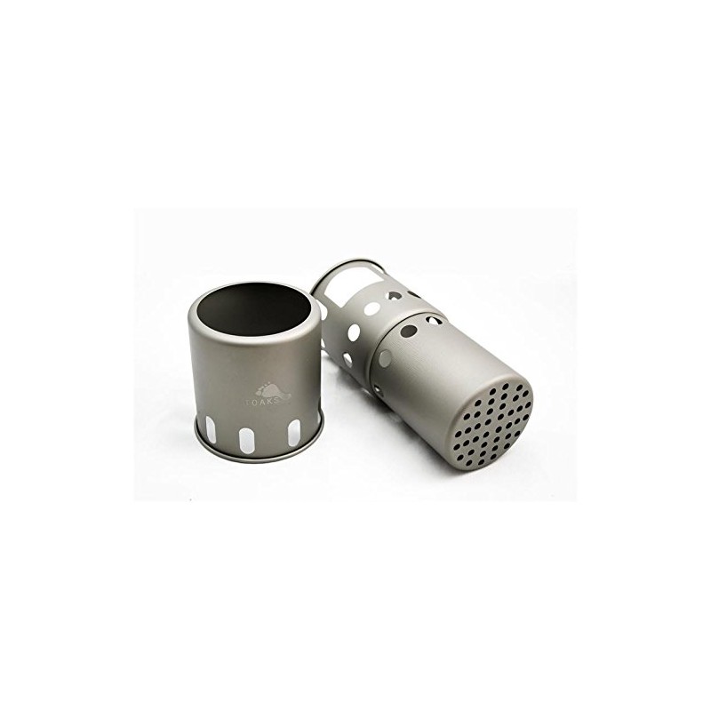 toaks titaniumuuddosuto-bu (Small) titankukkingusisutemu Titanium Firewood Stove