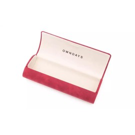 [OWNDAYS] メガネケース 持ち運び 軽量 マグネット メガネ サングラス OM5047-RE