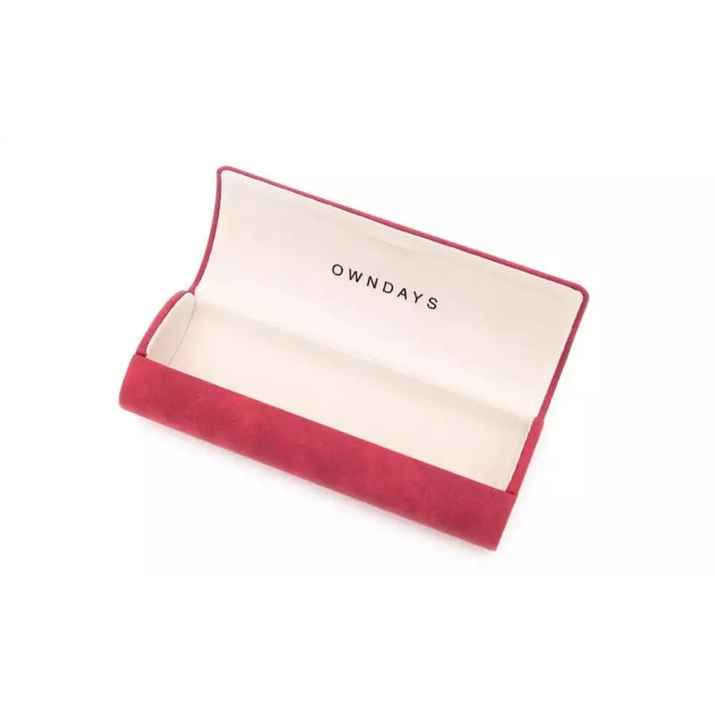 [OWNDAYS] メガネケース 持ち運び 軽量 マグネット メガネ サングラス OM5047-RE