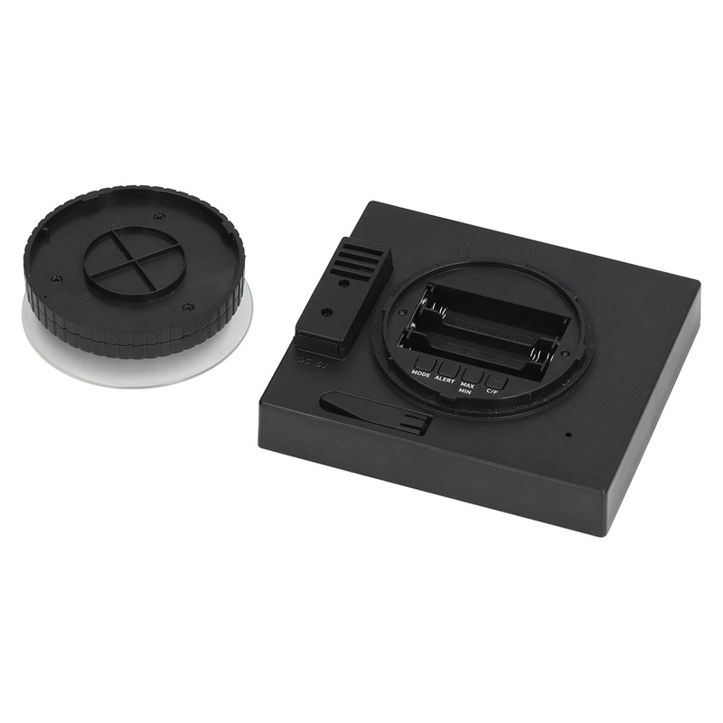 5in Wall Shower Clock Digital Timer Alarm Temperature Humidity Display