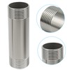 Aoserge 1" NPT Stainless Steel Nipple Pipe Fitting, 4" Length,