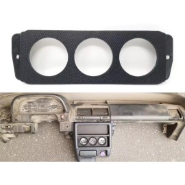 Gregparts LLC Radio Gauge Pod 1988-1991 Honda EF Civic 52mm x3 Tri-Gauge 88 89 trim dash hatch