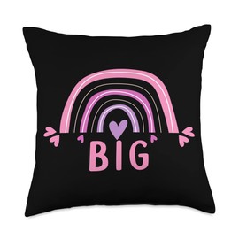 Little Pledge Rush Alumnae Family Reveal Party Fun Big Little Sorority Week Reveal College Sister Recruitment Throw Pillow, 18x18, Multicolor