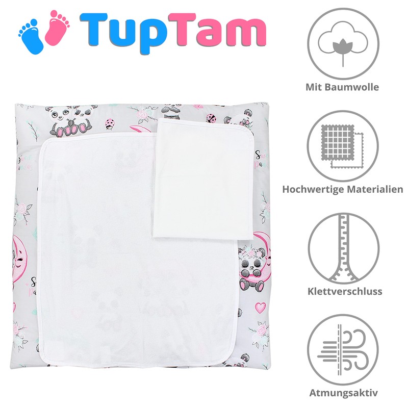 TupTam Baby Changing Mat with 2 Terry Cloth Covers ANK019