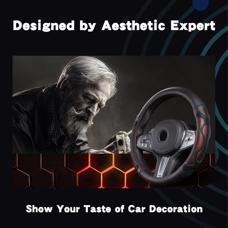 Steering Wheel Cover for Semi Truck 17.5-18 Inch, Extra Large