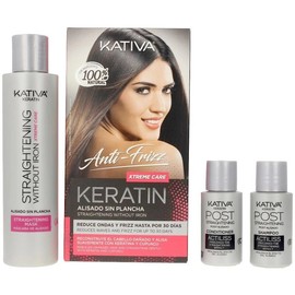 KATIVA Anti-Frizz Keratin Alisado Sin Plancha Xtreme Care30 285ml