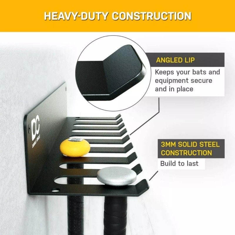 Double Circle Soporte Capacidad 16 Bates Para Colgar Pared O