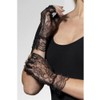 Smiffys Fingerless Lace Gloves - Black