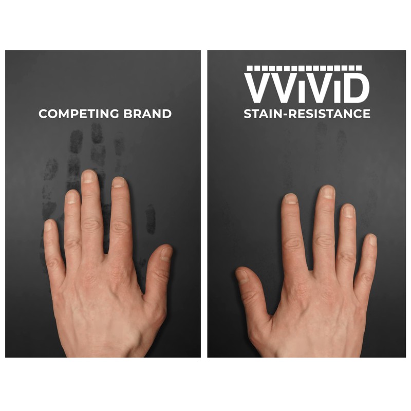 VViViD+ Ultra Matte Deep Black Vinyl Car Wrap Roll with