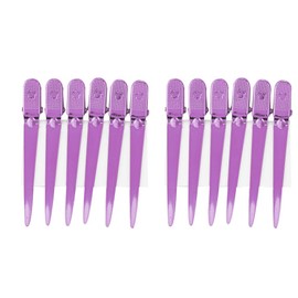 QANYEGN Hair Styling Clips Set, Non Slip No Crease Duck Billed Hair Clips, Sectioning Barrettes for Hair Dressing and Salon Styling (Gold) (Black) (Rosy)