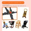 5-Point Harness for High Chairs & Strollers - Adjustable and