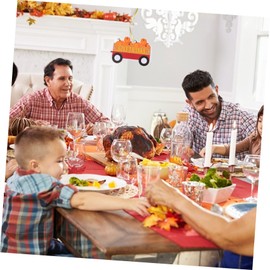 jojofuny 1set Thanksgiving Day Hanging Spiral Pendants Leaf Swirl Decorations for Party Scene Decor Create Memorable Moments Fire Decor Photo Props for Festive Celebrations