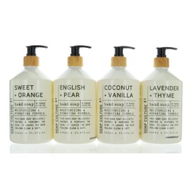 Soap Culture Hand Soap Collection. Gift set of 4 x 21.5 oz bottles, 21.5 Fl Oz (Pack of 4)