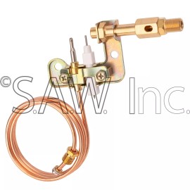 Lennox, Desa, FMI, Innovative Hearth Products, Procom 103042-01 Desa OEM Natural Gas ODS Pilot Assembly 3-3.5 WC for Vent-Free Units