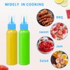 DODHEG 6 Pcs Writer Bottles, Small Squeeze Bottle, Condiment Squeeze
