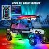 Nilight 6PCS Golf Cart Underbody Light Kit with Canopy Lights