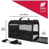 Vibrant Life PET CARRIER Small Guaranteed on-Board Soft-Sided Black, 16