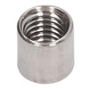 50Pcs Coupling Nut Round 304 Stainless Steel Rod Connector Nut