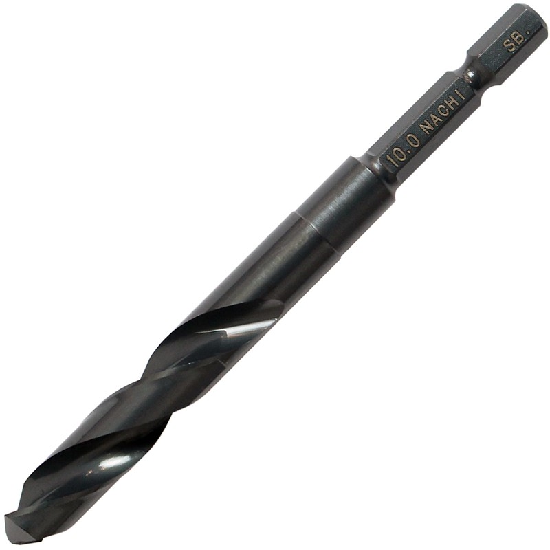 NACHI Hex Shaft Ironwork Drill 0.4 in (10.0 mm) (Metal