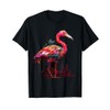 Flamingo Artwork - Animal Lovers Art Animal Flamingo T-Shirt, black