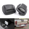 LED License Plate Lights Compatible With 1999-2004 Nissan Xterra, 1998-2004 Nissan Frontier OEM Led Number Lamps Replacement 12-SMD White Rear Tag Light Assembly Kit Error Free