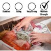 Tidyz 25 Large Freezer Bags. RESEALABLE Zip Slide. 23cm x
