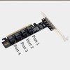 PH49 PCIe4.0 X16 to 4-Port U.2 NVME SFF-8643 SFF-8639 Expansion