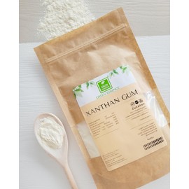 Xanthan Gum 100 g of the Green Essence - Natural Thickener for Desserts and Sauces - Xanthan Powder - Xanthan Rubber - Binding Agent Known as E415 - Vegan (100 g)