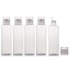 6 Pieces 150ml Empty Refillable Transparent Plastic Travel Bottles with