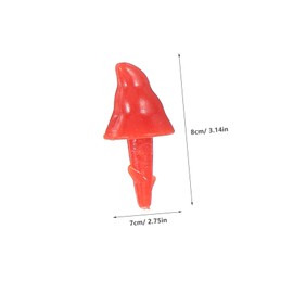 Operitacx 200pcs DIY Snowman Craft Kit Xmas Snowman Nose Decorations for Christmas Figurines Santa Claus