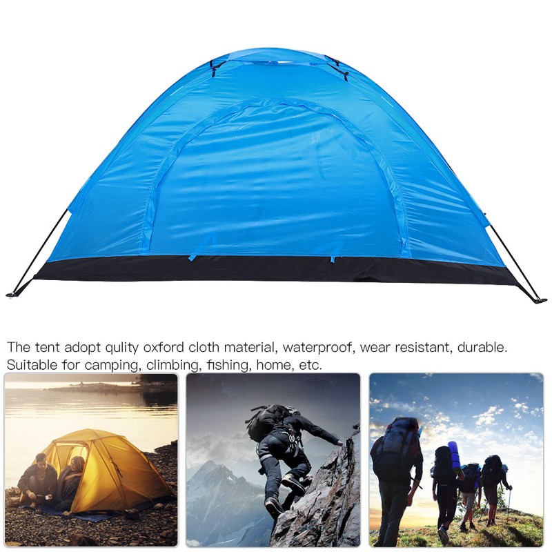 Outdoor Single Person Leisure Waterproof Tent for Camping Fishing Climbingblue