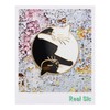 REAL SIC Yin Yang Cat Pin - White & Black