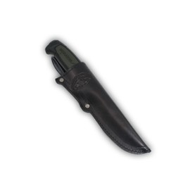 Barsony Black Leather Knife Sheath for Mora Knives