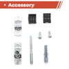 12 Pcs 0.8-1 Inch Split Ring Pipe Hanger, 20-25mm Heavy