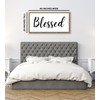 Blessed Wall Decor - Framed Farmhouse Blessed Sign - 20x40
