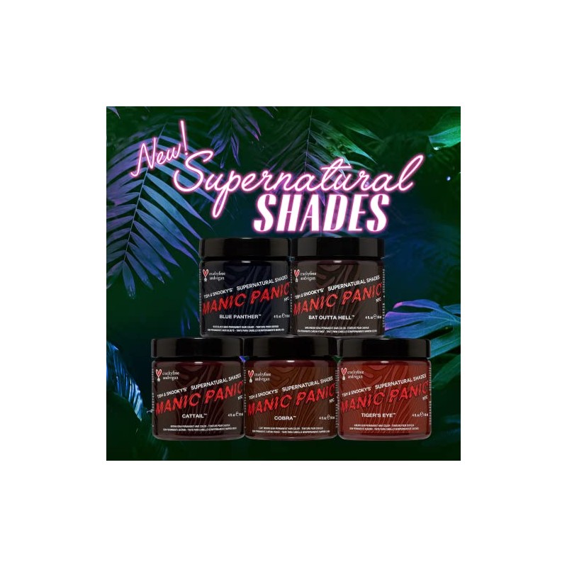 MANIC PANIC Tinte para El Cabello Supernatural Blue Panther