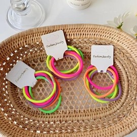 (BBT4) Daily Basic Hair Tie (Pack of 5) Hair Tie Hair Elastic Band / (BBT4) 데일리 베이직 머리끈 (5개 묶음) 헤어끈 헤어 고무줄