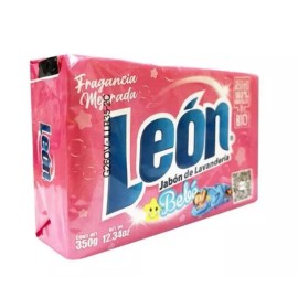 Leon 6 PACK LEON JABON EN BARRA BEBÉ ROPA LAUNDRY BAR DETERGENTE SOAP 350g each