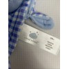Cloud Island Bunny Baby Security Blanket Blue Check Infant Plush